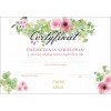 Certyfikat Kwiaty